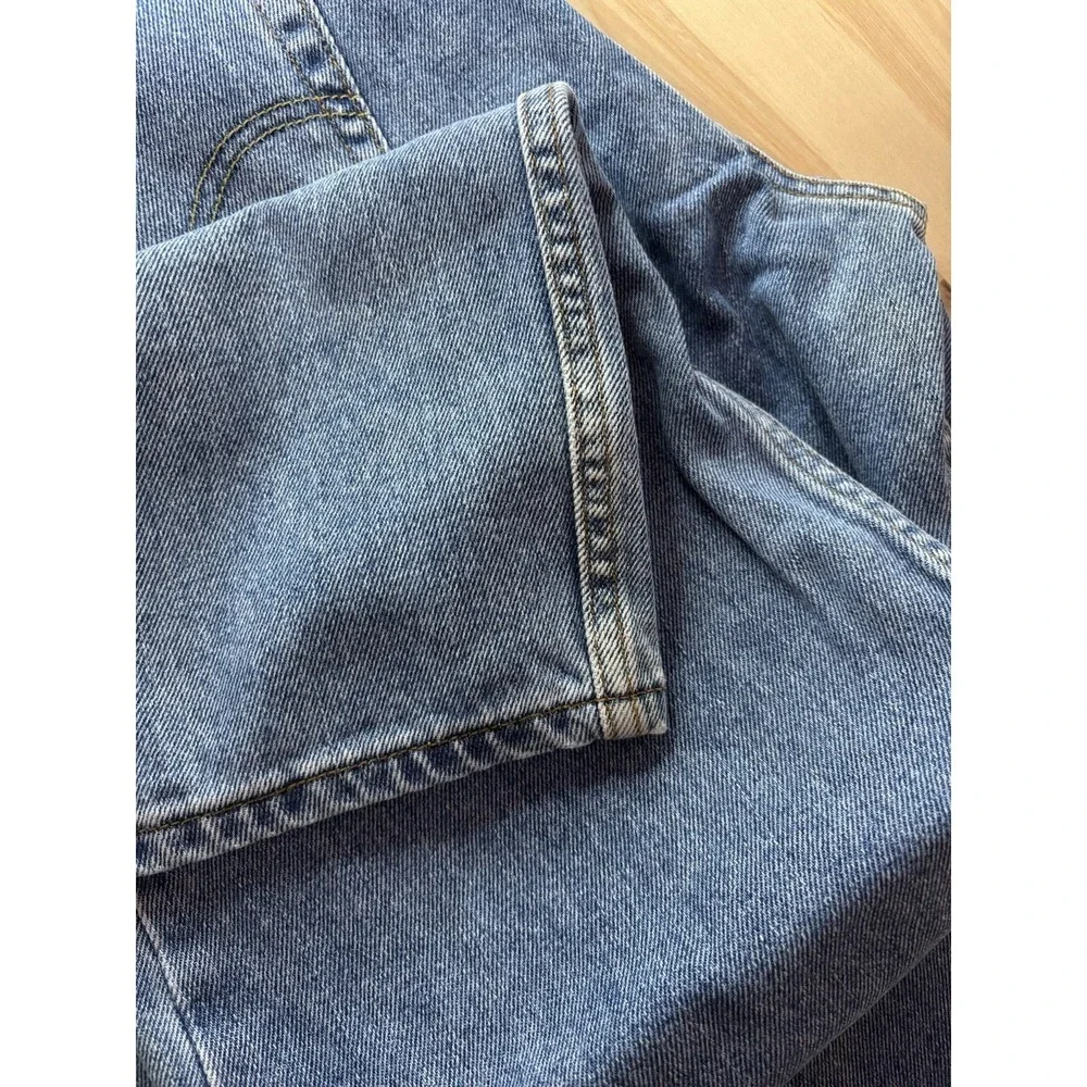 Levi's Men 38x30 Relaxed Fit 550 Straight Jeans Blue Denim 100% Cotton